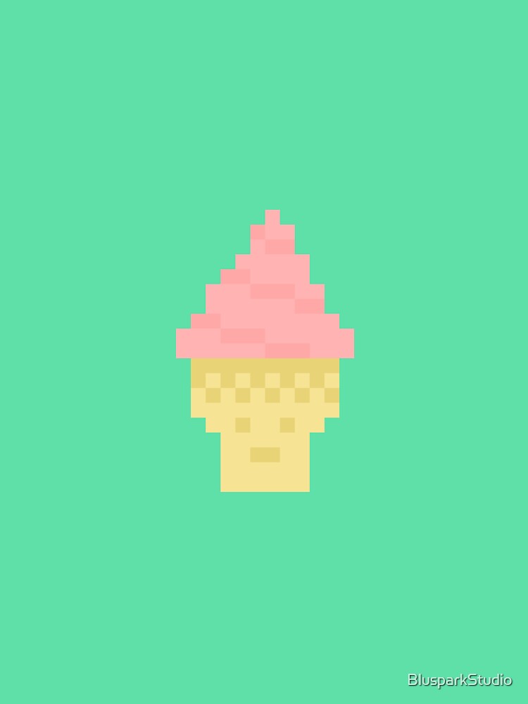 Cute Pixelios Ice cream - Strawberry by BlusparkStudio T-Shirts, Hoodie, Sweatshirt | BlankRebels.com (Image 3)