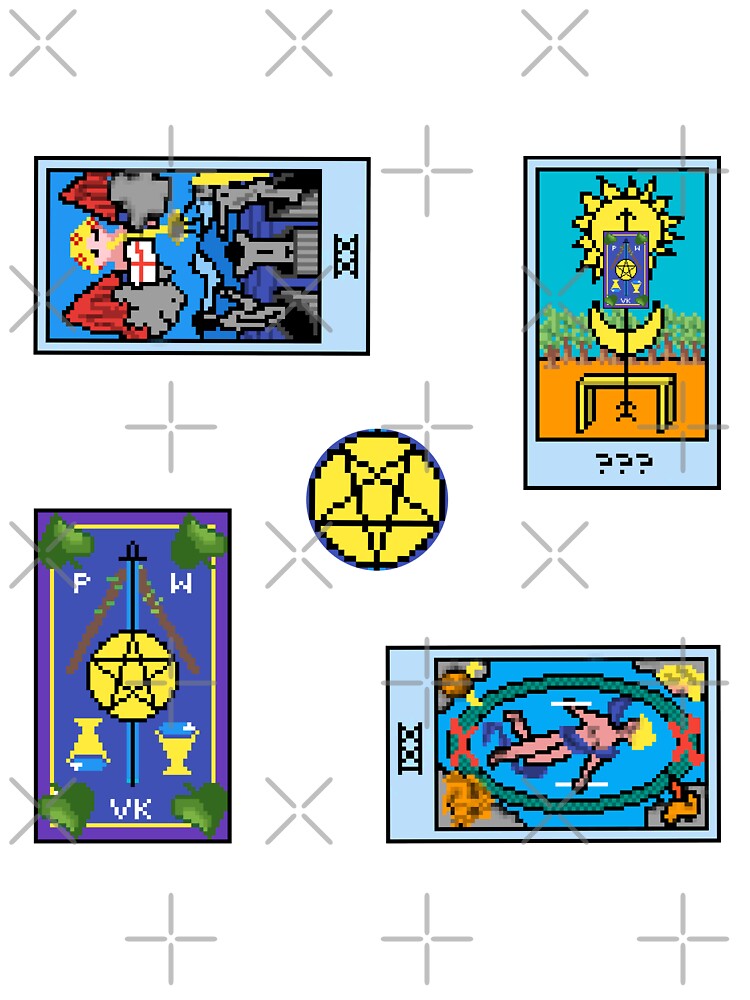 Pixel Waite Tarot - 73rd Sticker Pack and Magnets by Pixel Waite T-Shirts, Hoodie, Sweatshirt | BlankRebels.com (Image 3)