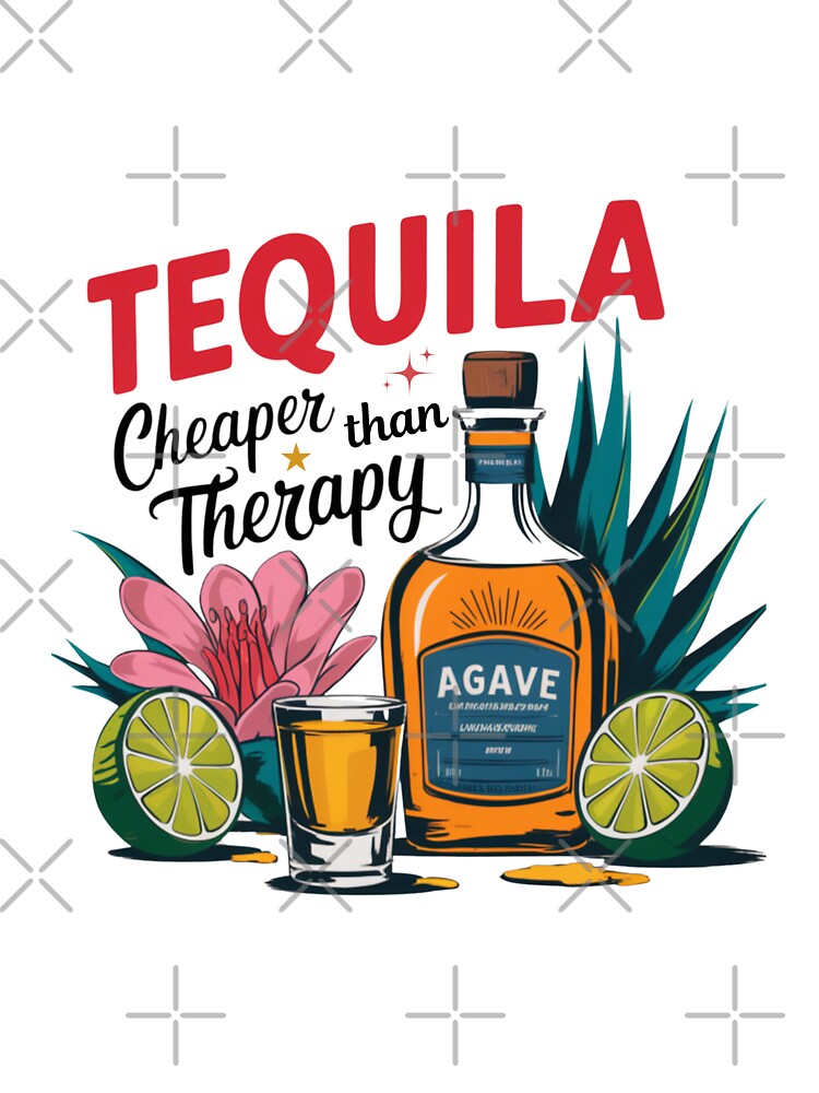 Tequila Cheaper Than Therapy by nookmerch97 T-Shirts, Hoodie, Sweatshirt | BlankRebels.com (Image 3)