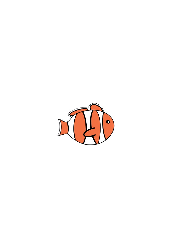 Clownfish Doodle by jomakescrafts T-Shirts, Hoodie, Sweatshirt | BlankRebels.com (Image 3)