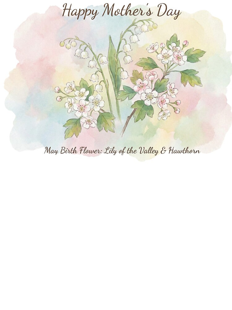 Mother's Day - May Birth Flower by HeyyItsNikki T-Shirts, Hoodie, Sweatshirt | BlankRebels.com (Image 3)