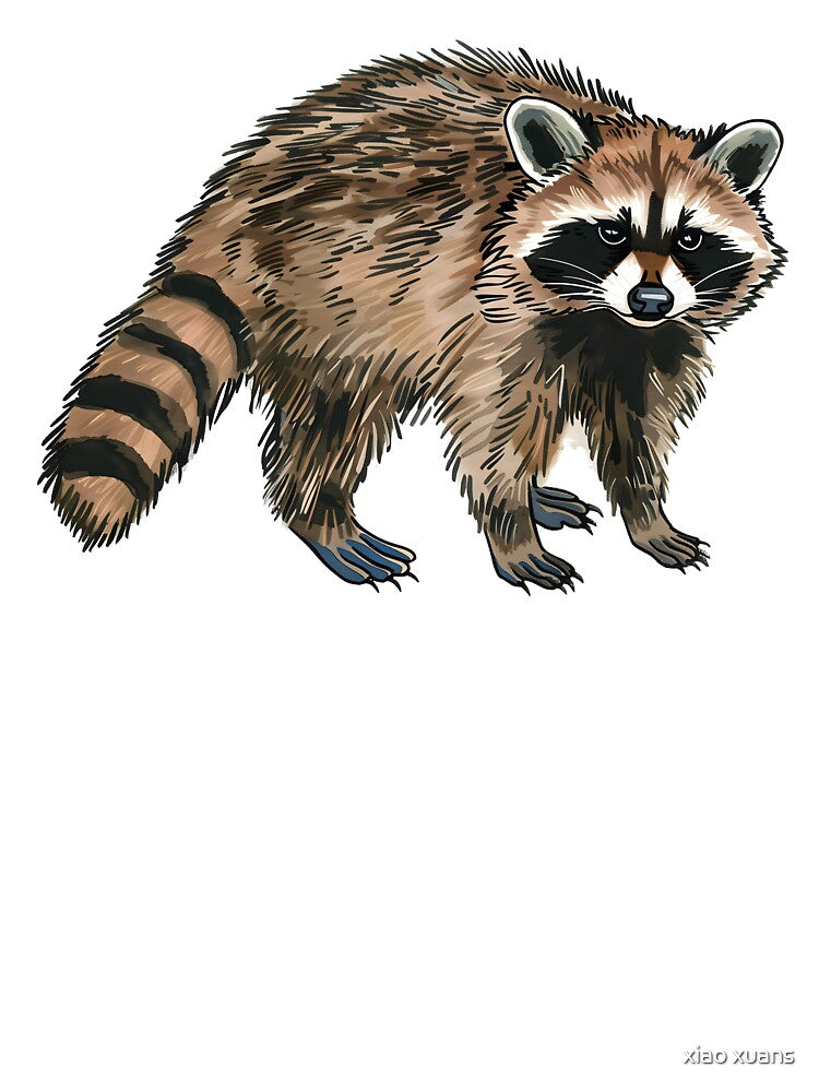 Raccoon by xiao xuans T-Shirts, Hoodie, Sweatshirt | BlankRebels.com (Image 3)