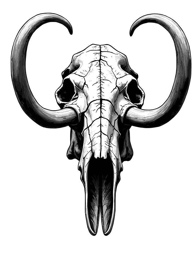 Buffalo Skull Dark by Valascanza T-Shirts, Hoodie, Sweatshirt | BlankRebels.com (Image 3)