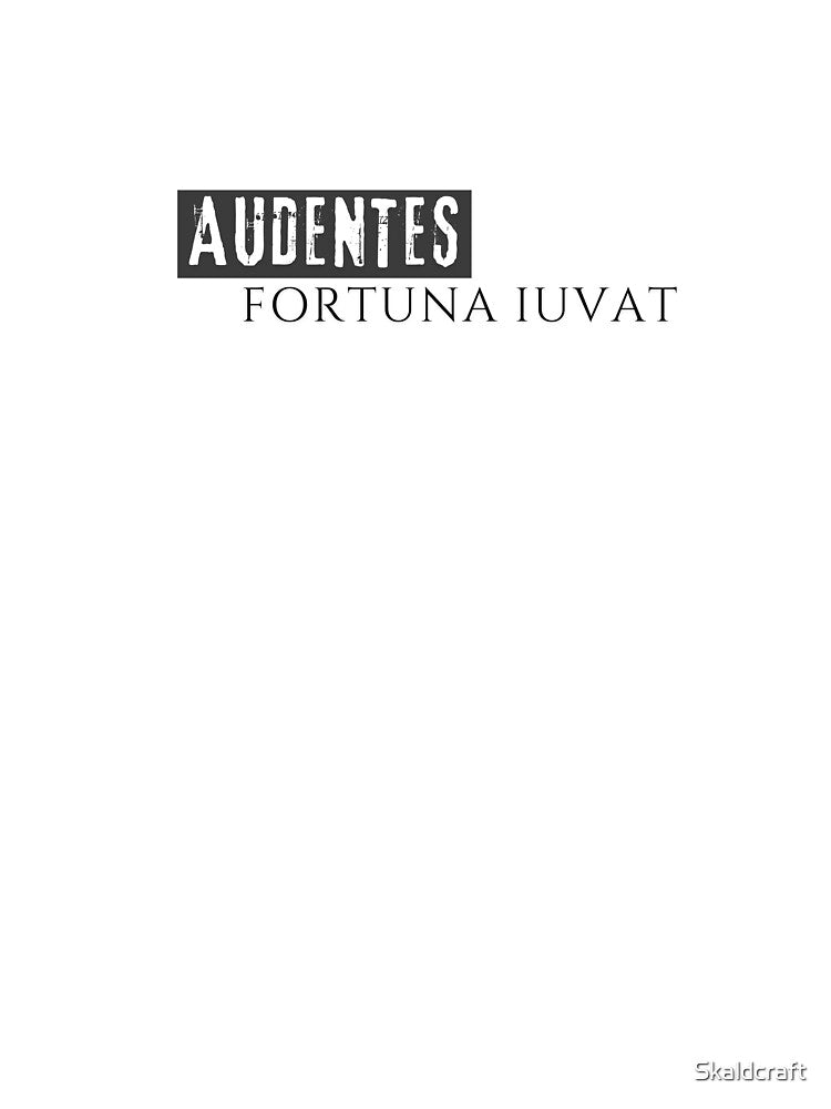 Fortune Favors Bold Audentes Fortuna Iuvat Latin Courage Quote T-Shirts, Hoodie, Sweatshirt