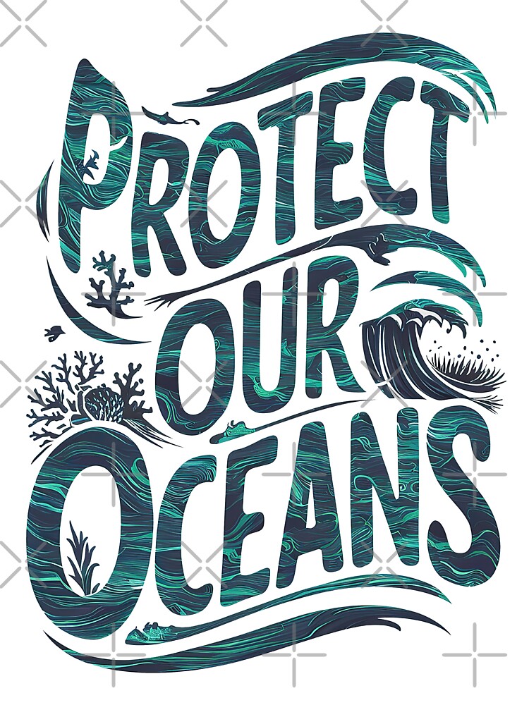 Save Our Oceans Protect Our Ocean - Ocean Day T-Shirt by MAPDDesigns Hoodie, Sweatshirt | BlankRebels.com (Image 3)