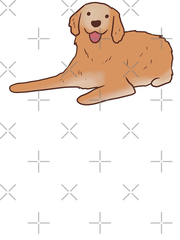 Cute Golden Retriever drawing by Mayarart T-Shirts, Hoodie, Sweatshirt | BlankRebels.com (Image 3)
