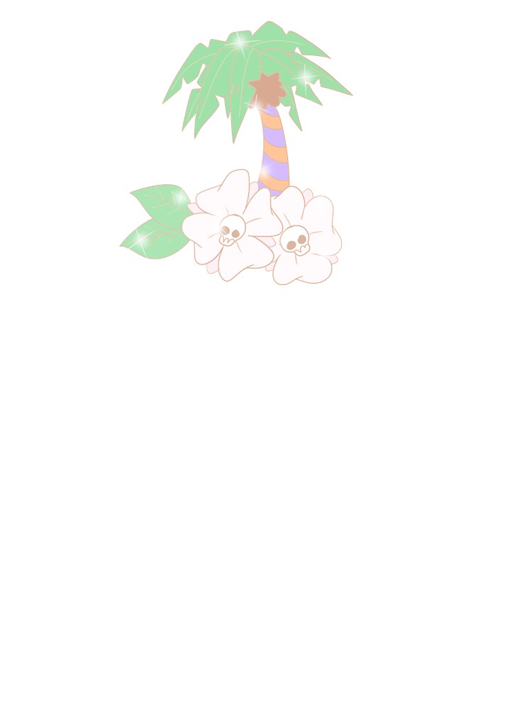 Swirly Palm Trees ? (purple and orange) by gross-girl99 T-Shirts, Hoodie, Sweatshirt | BlankRebels.com (Image 3)