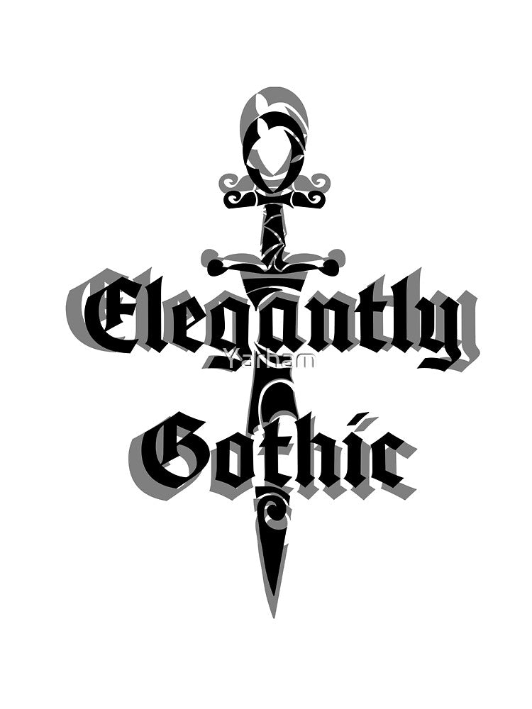 Elegantly Gothic by Yarham T-Shirts, Hoodie, Sweatshirt | BlankRebels.com (Image 2)