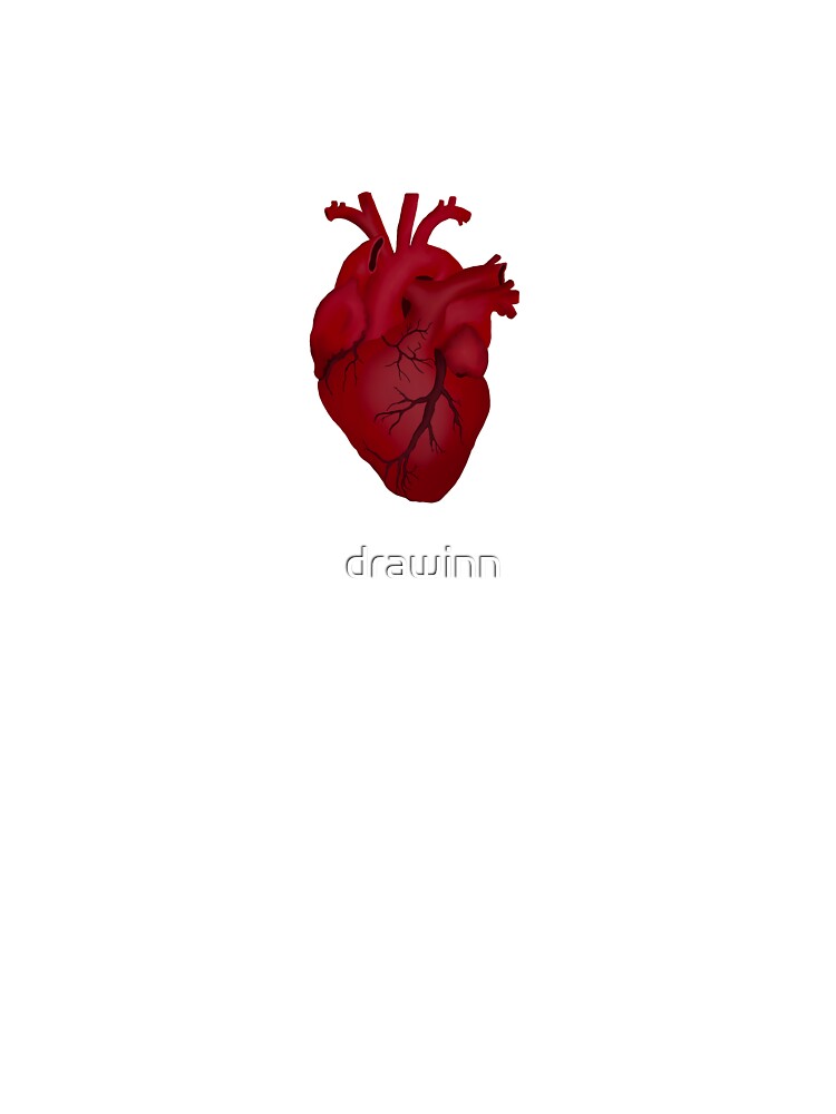 Red Heart by drawinn T-Shirts, Hoodie, Sweatshirt | BlankRebels.com (Image 3)