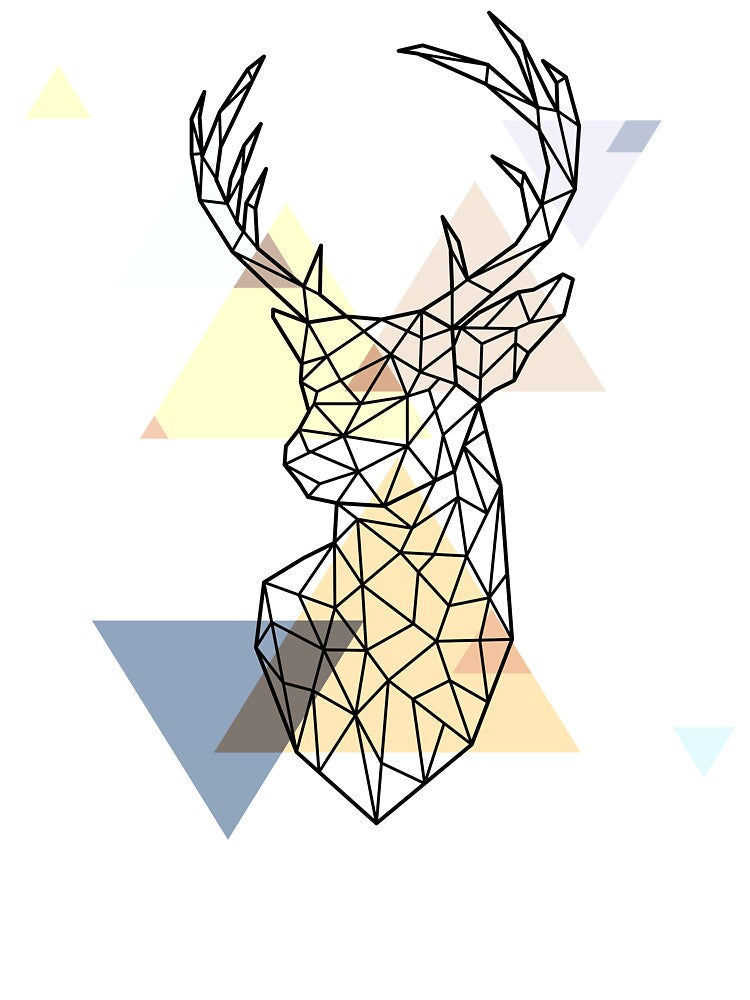 Geometric deer by della95 T-Shirts, Hoodie, Sweatshirt | BlankRebels.com (Image 3)