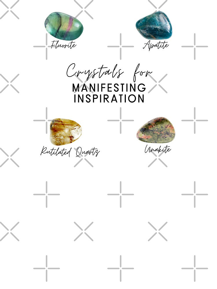 Crystals for Manifesting Inspiration by mooneko T-Shirts, Hoodie, Sweatshirt | BlankRebels.com (Image 3)