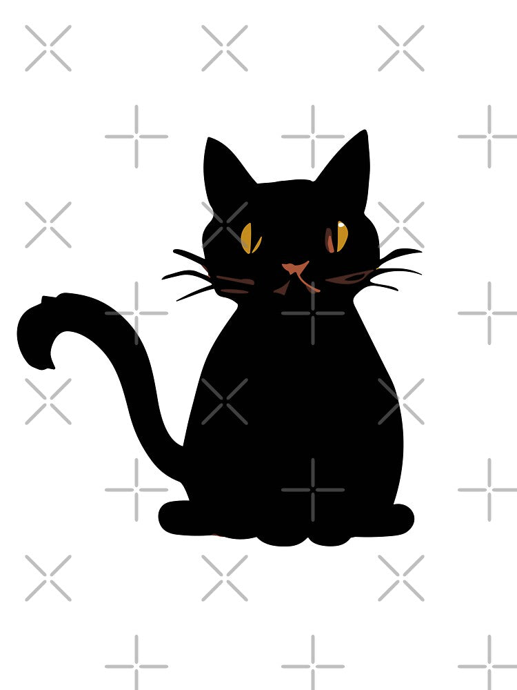 Black Halloween Cat by SamJanner T-Shirts, Hoodie, Sweatshirt | BlankRebels.com (Image 3)