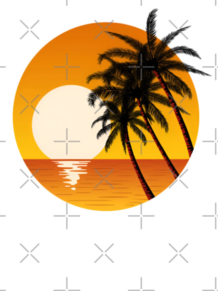Tropical sunset by samutsariatbpa T-Shirts, Hoodie, Sweatshirt | BlankRebels.com (Image 3)