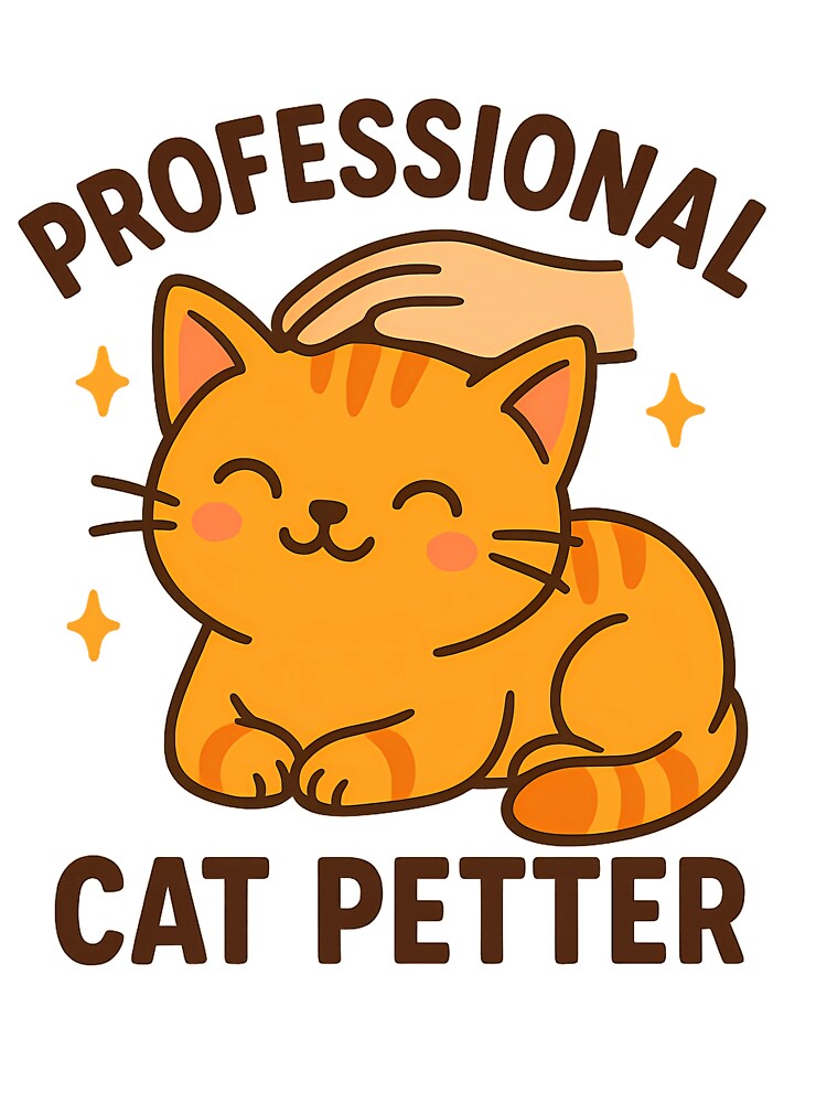 Professional Cat Petter – Cute Funny Cat Lover Gift by Happy Bag T-Shirts, Hoodie, Sweatshirt | BlankRebels.com (Image 3)