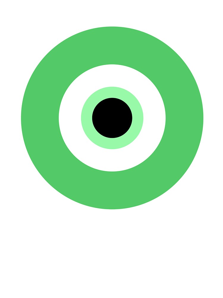 Green Colored Evil Eye, Eye of Nazar by Russell Steadman T-Shirts, Hoodie, Sweatshirt | BlankRebels.com (Image 3)