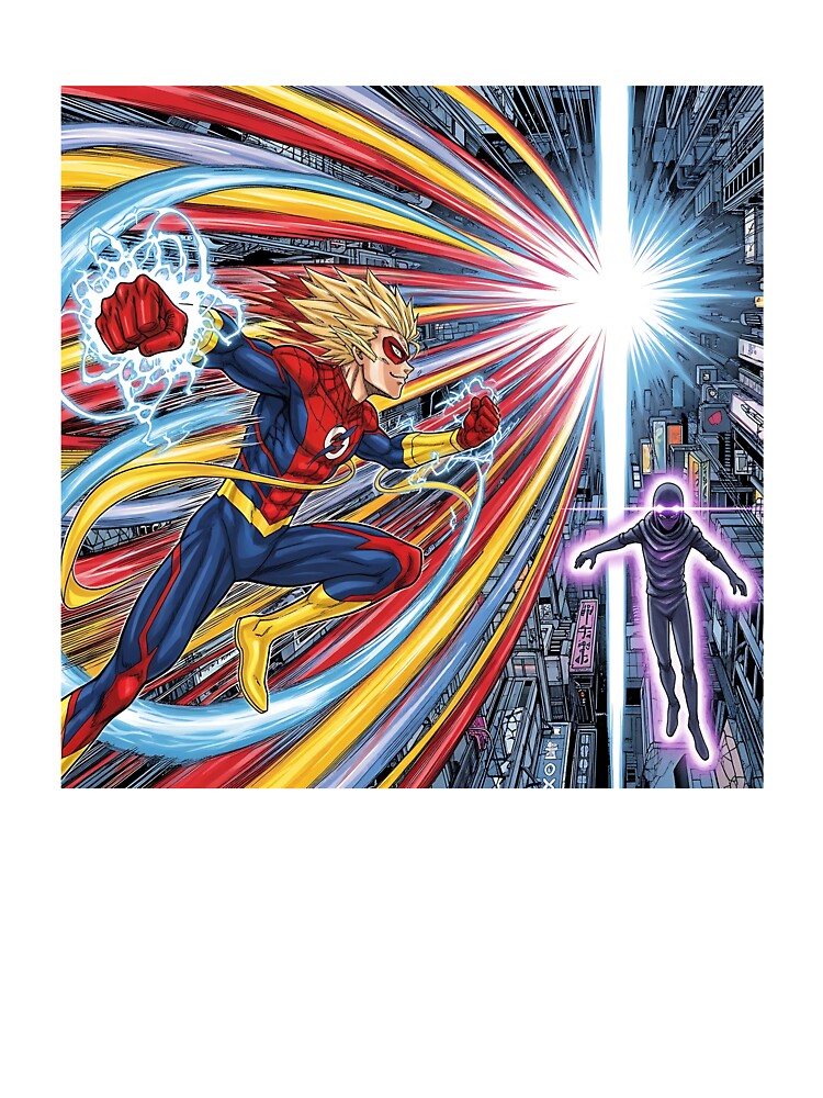 The Flash, a superhero by JOTAMIKE