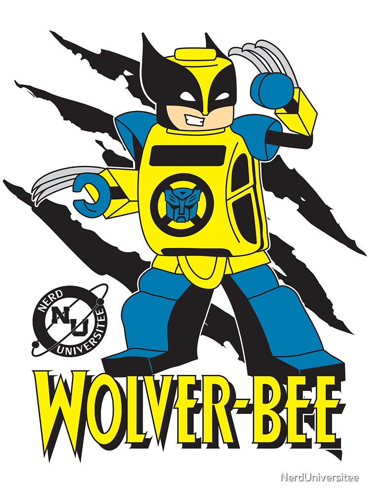 Wolver-bee by NerdUniversitee T-Shirts, Hoodie, Sweatshirt | BlankRebels.com (Image 3)