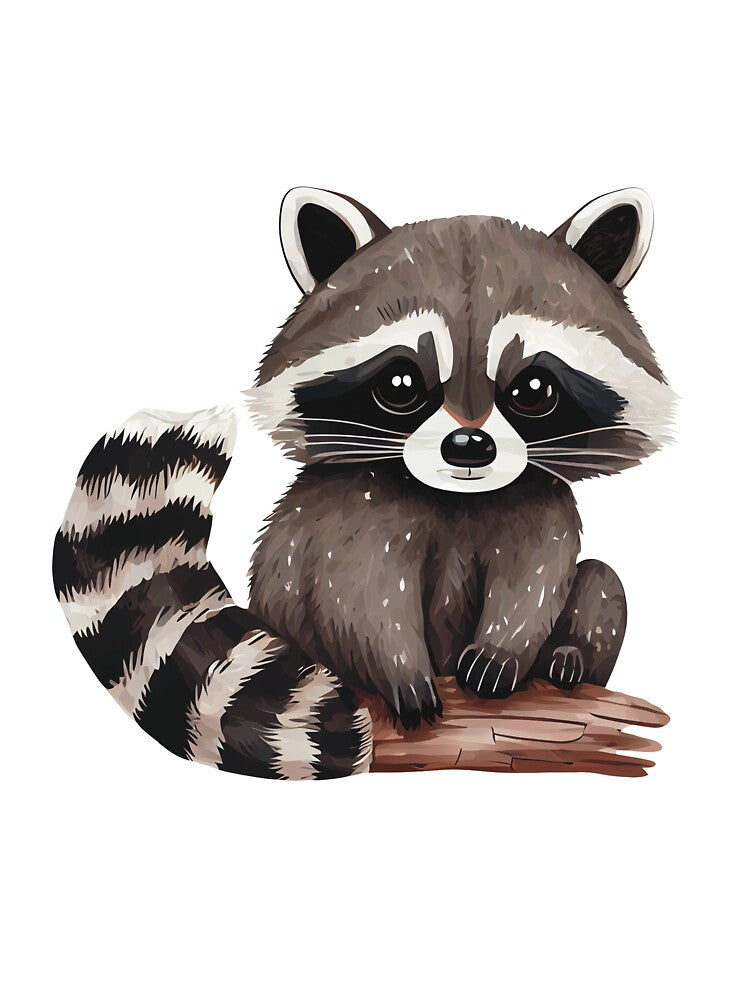 Baby raccoon sticker by TeddyPrint T-Shirts, Hoodie, Sweatshirt | BlankRebels.com (Image 3)