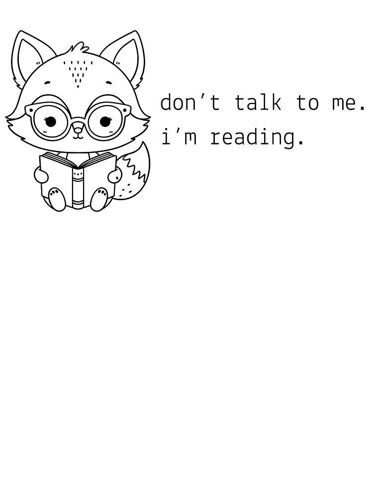 Don't Talk to me. I'm Reading by MoonlitMischief T-Shirts, Hoodie, Sweatshirt | BlankRebels.com (Image 3)