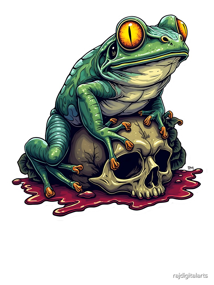 gothic frog by rajdigitalarts T-Shirts, Hoodie, Sweatshirt | BlankRebels.com (Image 3)