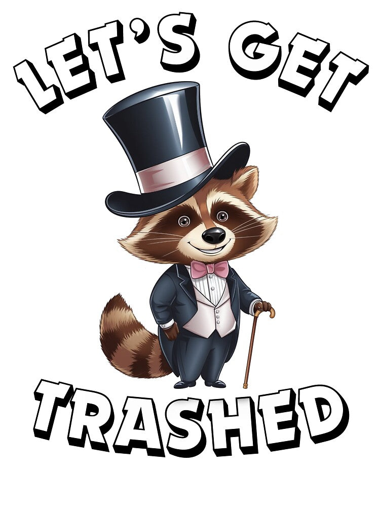 Trash gentlemen panda, Let's Get Trashed by TS-Des T-Shirts, Hoodie, Sweatshirt | BlankRebels.com (Image 3)