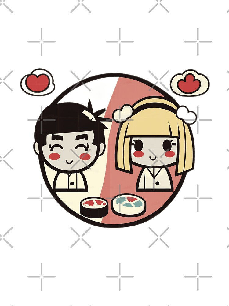 Celebrate Love and Friendship with Japanese Cuisine by bn-magasin T-Shirts, Hoodie, Sweatshirt | BlankRebels.com (Image 3)