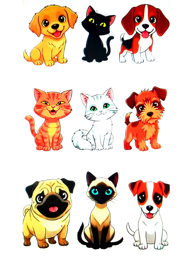Cute Dog And Cat Collection T-shirts & More (Image 3)