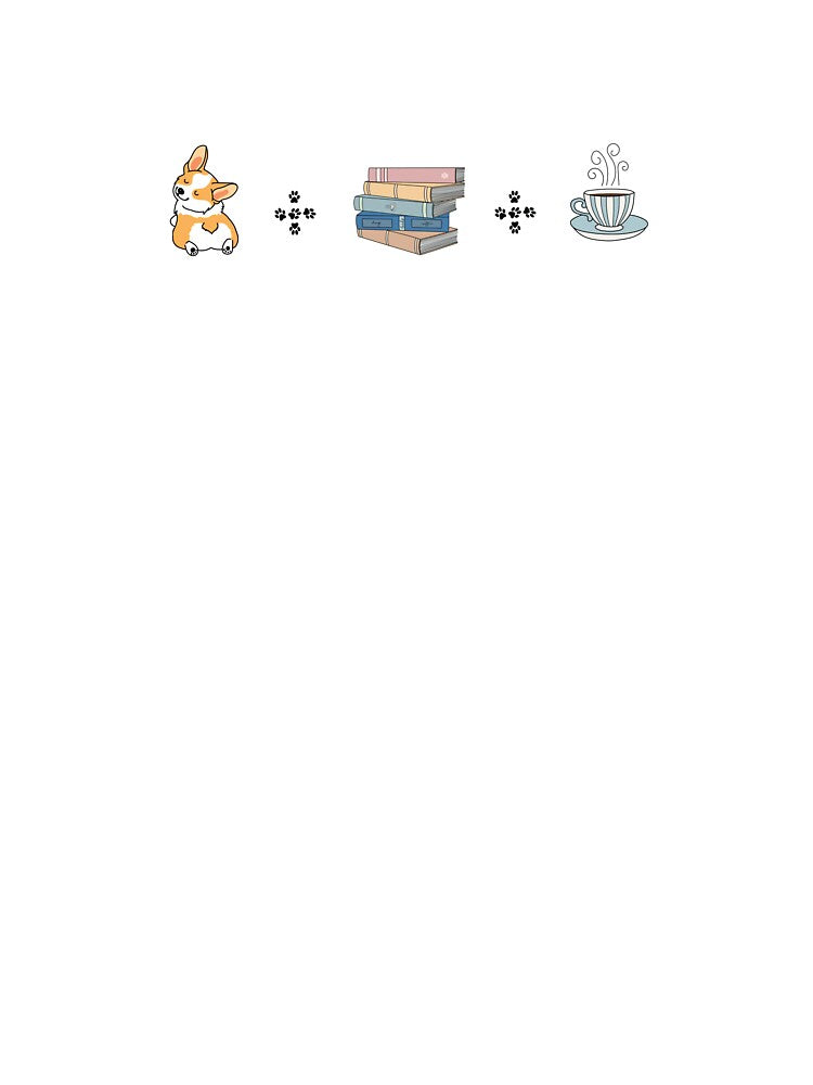 Dogs, Books And Coffee by TaraAnouk T-Shirts, Hoodie, Sweatshirt | BlankRebels.com (Image 3)
