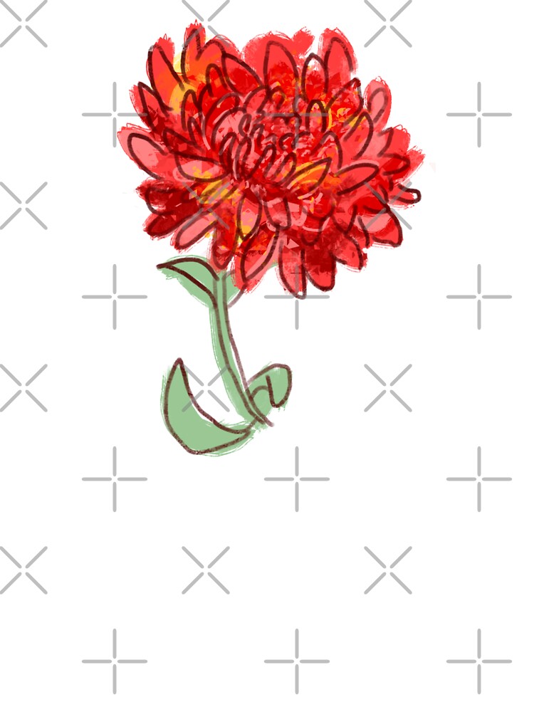 Chrysanthemum Sticker by alinas-arts T-Shirts, Hoodie, Sweatshirt | BlankRebels.com (Image 3)