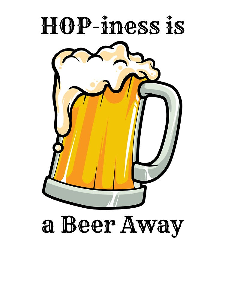 Alcohol Pun Beer and Hop-iness by bububabuinc