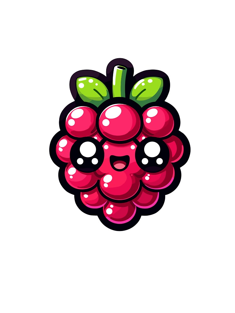 Kawaii Raspberry by TillysCuteCanva T-Shirts, Hoodie, Sweatshirt | BlankRebels.com (Image 3)