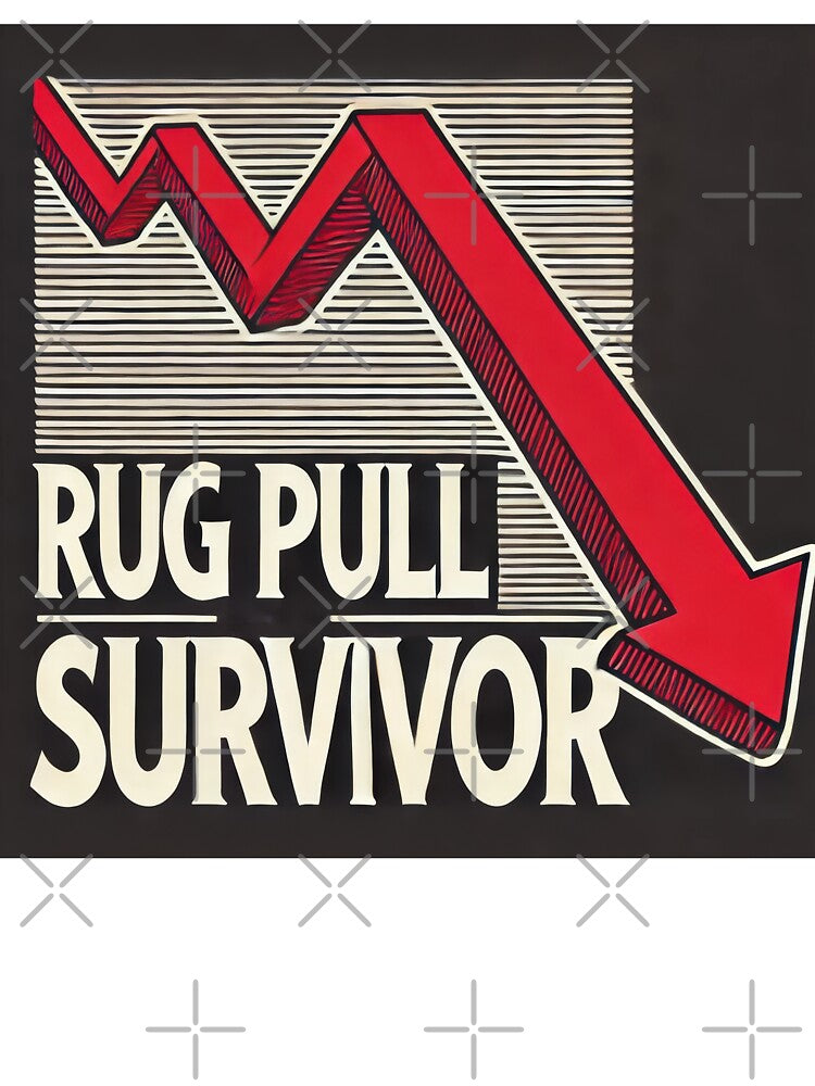 Rug Pull Survivor - Crypto Meme by Glassmaster T-Shirts, Hoodie, Sweatshirt | BlankRebels.com (Image 3)