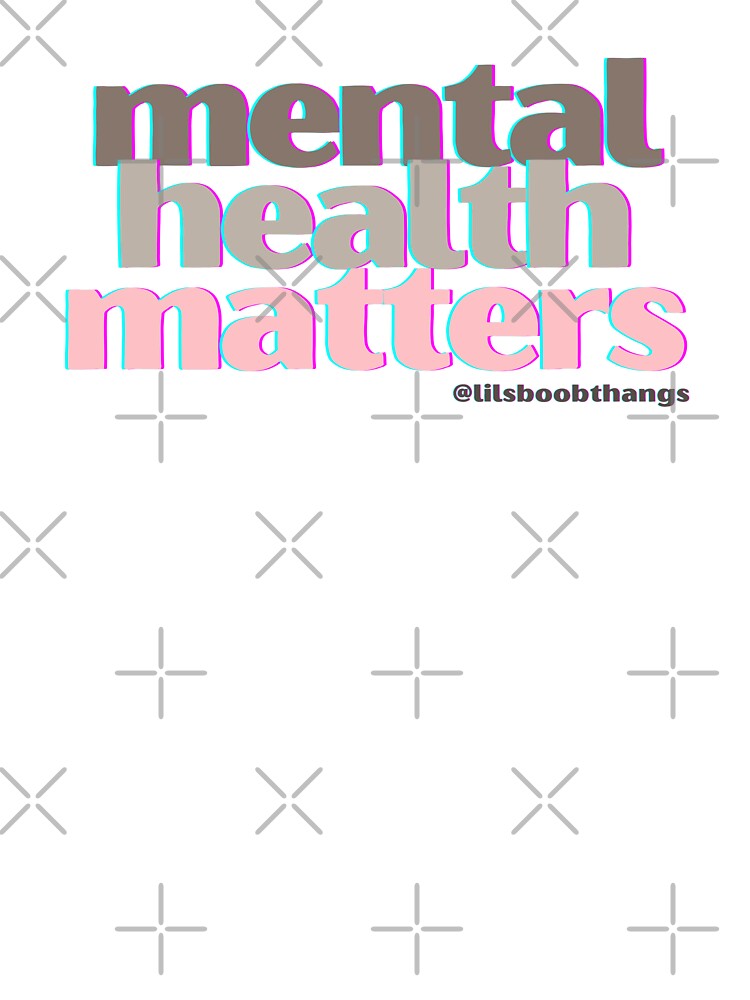 Mental Health Matters. v16a | lilsboobthangs by lilsboobthangs T-Shirts, Hoodie, Sweatshirt | BlankRebels.com (Image 3)