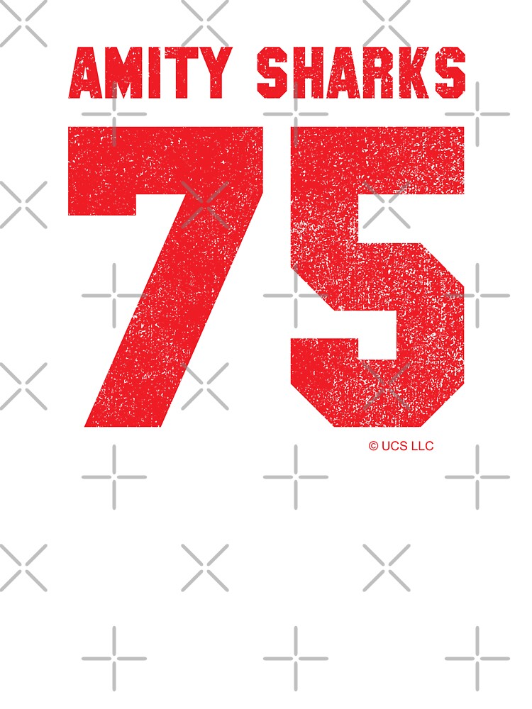 Amity Sharks (Red Text) by GloopTrekker T-Shirts, Hoodie, Sweatshirt | BlankRebels.com (Image 3)