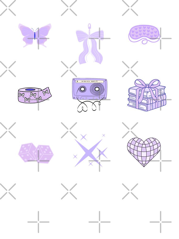 Romantic Lavender Aesthetic – Dreamy Y2K Icons by DonneeCreations T-Shirts, Hoodie, Sweatshirt | BlankRebels.com (Image 3)