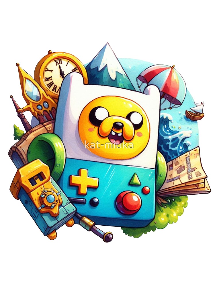 Jake Adventure Time by kat-miuka T-Shirts, Hoodie, Sweatshirt | BlankRebels.com (Image 3)