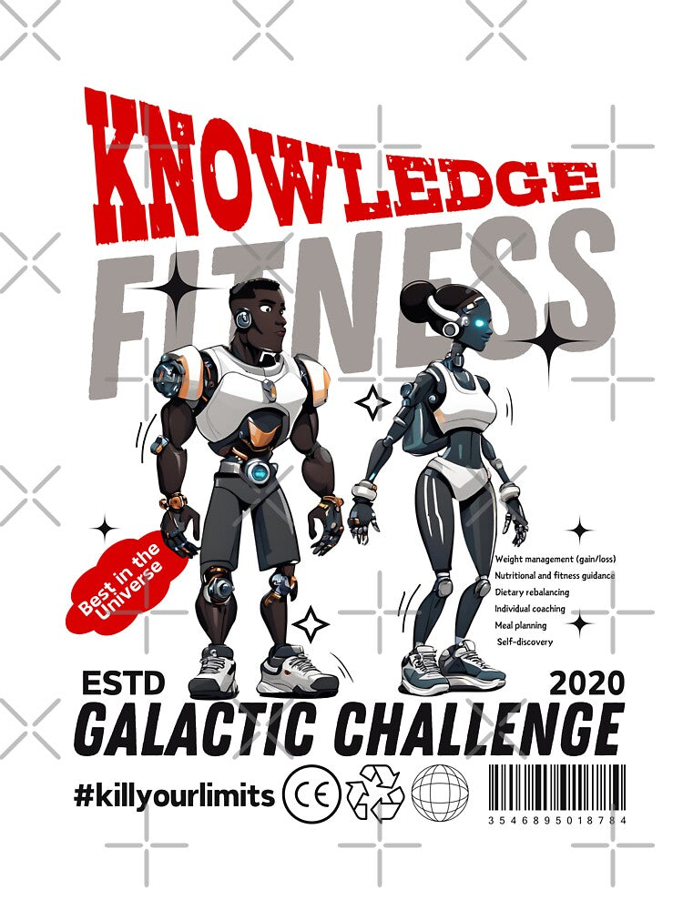 Knowledge fitness : galactic challenge by Peerless-Prime T-Shirts, Hoodie, Sweatshirt | BlankRebels.com (Image 3)