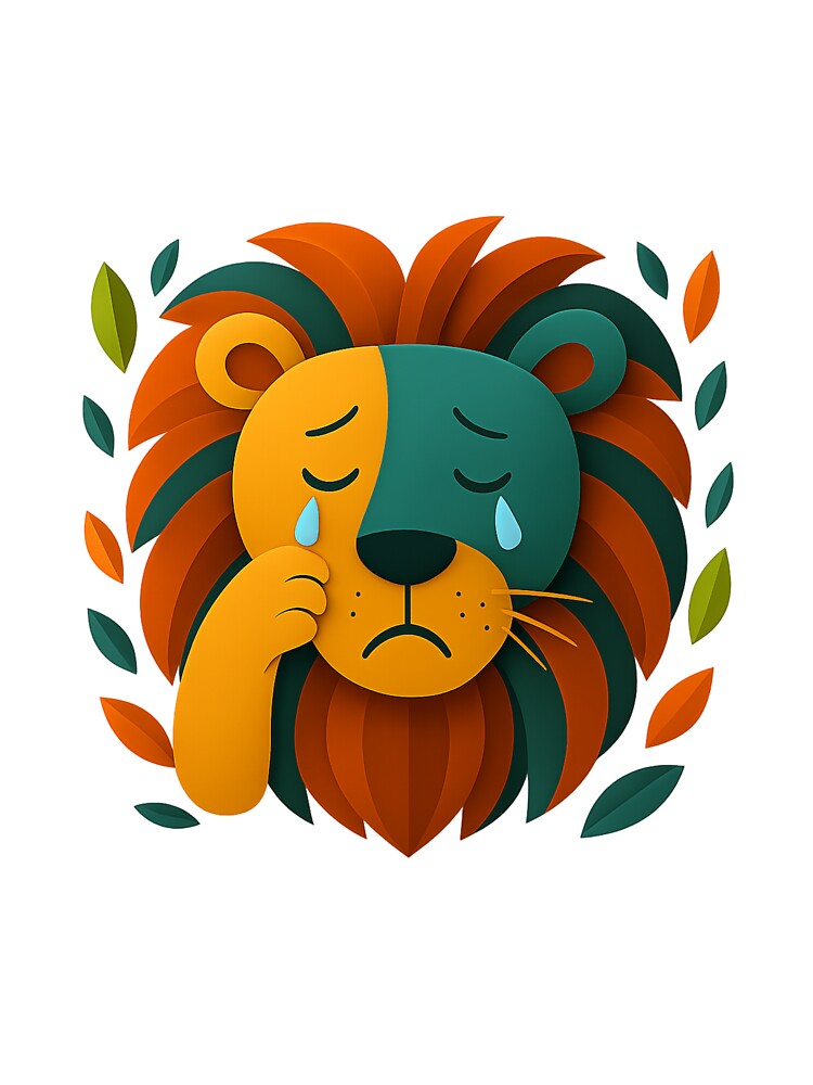 A Sad Lion – Bold, Beautiful & Perfect for Big Cat Lovers! by amiplay T-Shirts, Hoodie, Sweatshirt (Image 3)