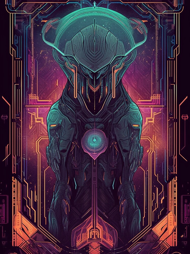 Cyberpunk Tarot #39 by nixlim T-Shirts, Hoodie, Sweatshirt | BlankRebels.com (Image 3)