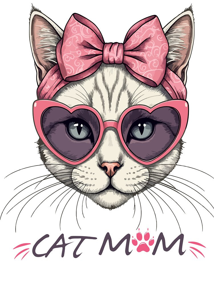 Cat Mom Happy Mothers Day For Cat Lovers Family Matching by rich4Design T-Shirts, Hoodie, Sweatshirt (Image 3)
