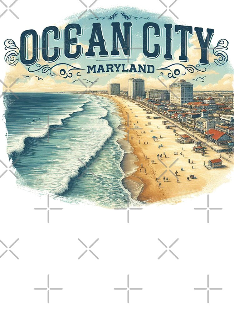 Ocean City Maryland by clarkfraser T-Shirts, Hoodie, Sweatshirt | BlankRebels.com (Image 3)