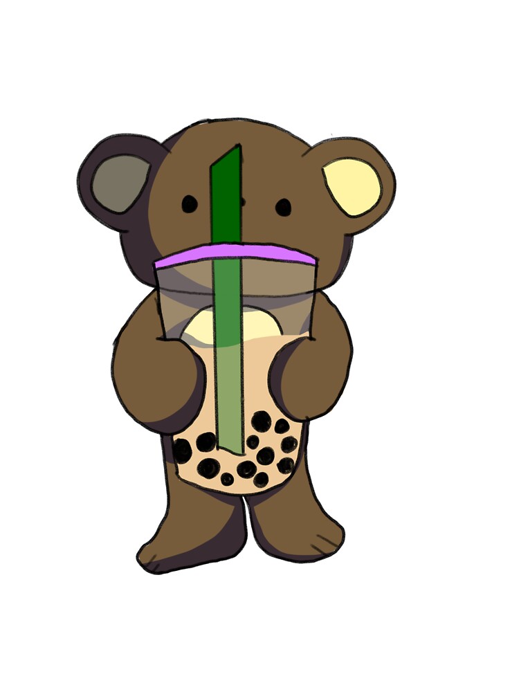 Boba bear by Kewd T-Shirts, Hoodie, Sweatshirt | BlankRebels.com (Image 3)
