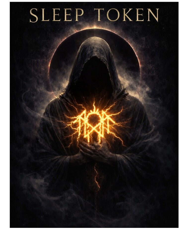 Dark Hooded Ritual Figure Gothic Metal Aesthetic by ElysianWardrobeCo T-Shirts, Hoodie, Sweatshirt (Image 3)