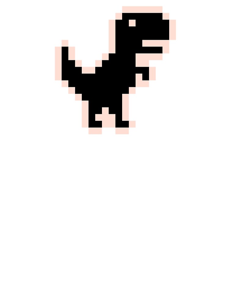 pixel dinosaur by PixelArtiste T-Shirts, Hoodie, Sweatshirt | BlankRebels.com (Image 3)