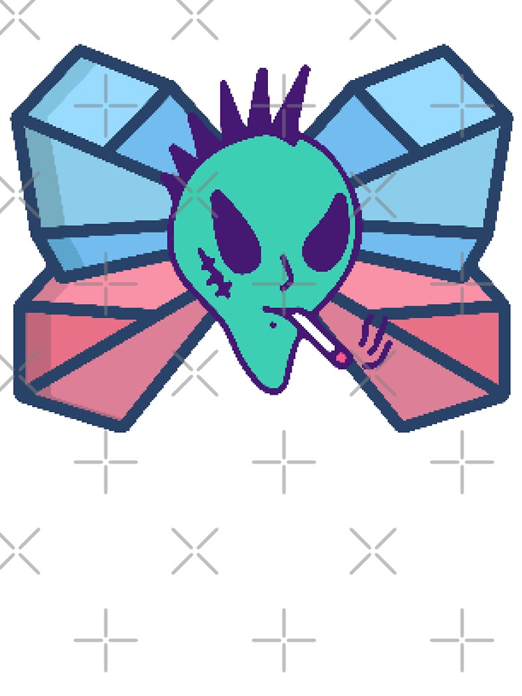 Punk Rock Alien Butterfly by TheBullishRhino T-Shirts, Hoodie, Sweatshirt | BlankRebels.com (Image 3)