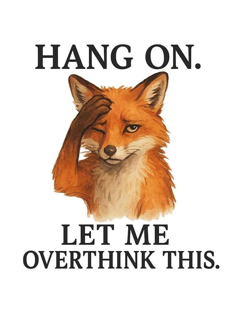Overthinking Fox green by worldofwhisper T-Shirts, Hoodie, Sweatshirt | BlankRebels.com (Image 3)