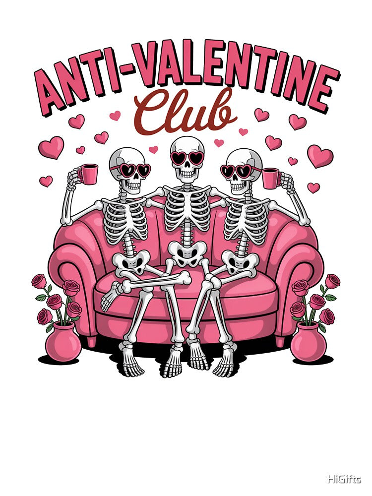 Anti Valentine Club by HiGifts T-Shirts, Hoodie, Sweatshirt | BlankRebels.com (Image 3)