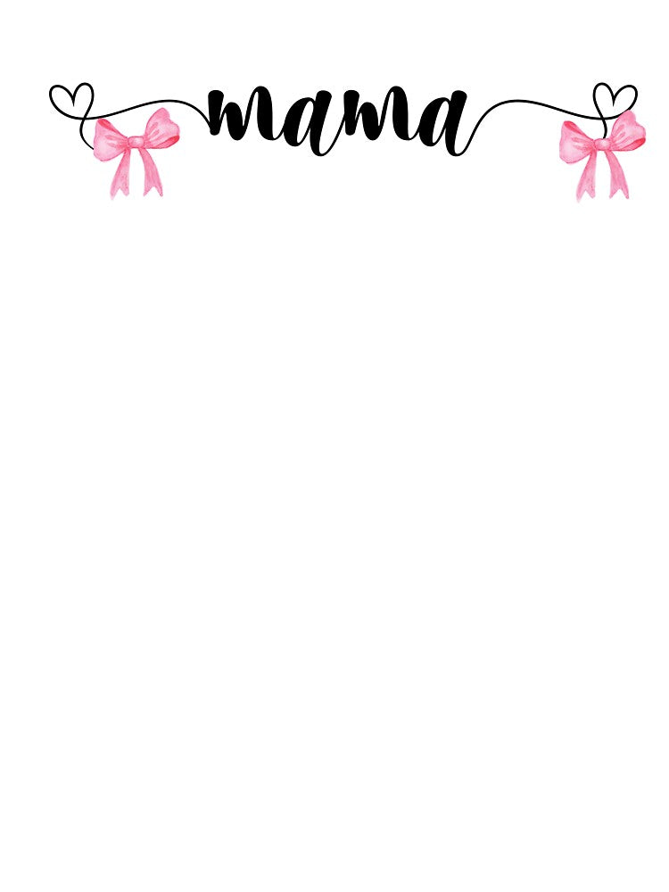 Mama with Bows – Cute Mom Life Aesthetic Shirt & Sticker for Girl Moms" by Cgriffin18