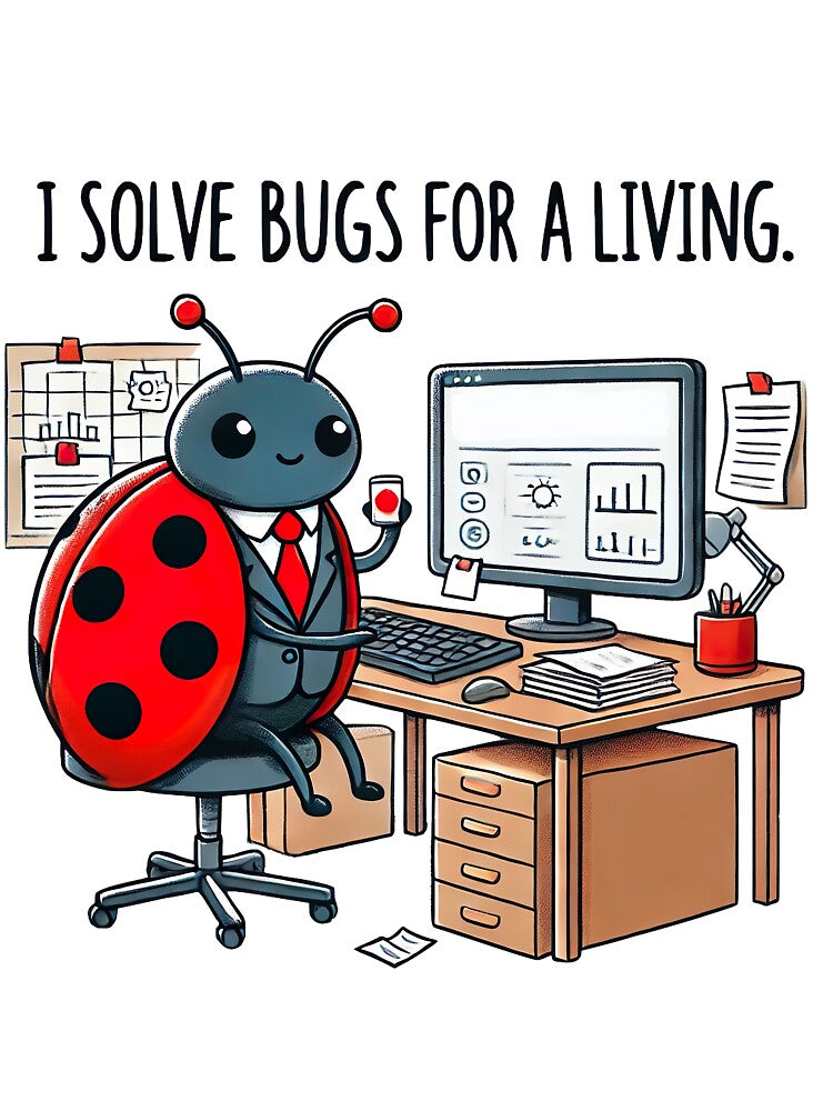 I solve bugs for a living funny design for programmers/coders/developers by NoCompetition T-Shirts, Hoodie,... (Image 3)