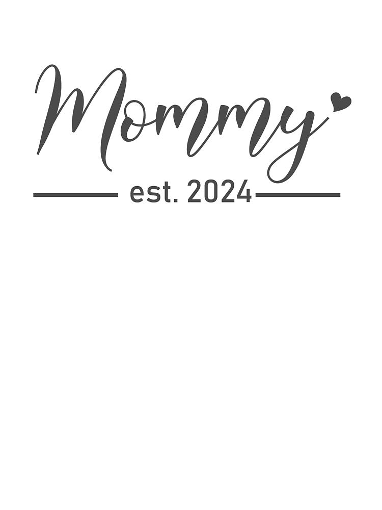 Mommy est. 2024 by MiracleByPat T-Shirts, Hoodie, Sweatshirt | BlankRebels.com (Image 3)